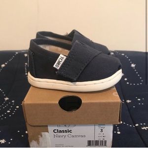 Baby Toms Navy Blue - toddler 3